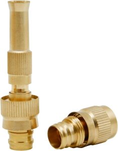 Bocal de Mangueira Ajustável de Latão de Alta Pressão Aspersor de Alto Desempenho Para Carros Ou Jardins