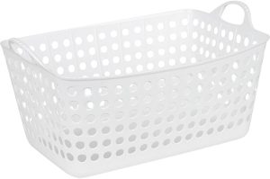 Cesto Retangular Flexível, 22L, Branco, Arthi