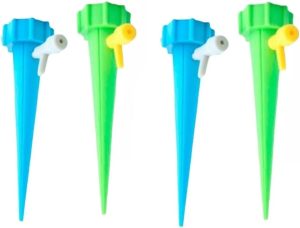 Gotejador De Plástico Para Plantas KIT C/4 Regadores Irrigador Regulável Automático Para Garrafa Pet Vasos Jardim Flores PREMIUM SYANG