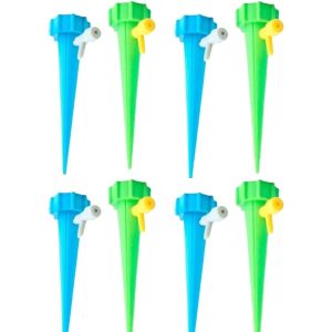 Gotejador De Plástico Para Plantas KIT C/8 Regadores Irrigador Regulável Automático Para Garrafa Pet Vasos Jardim Flores PREMIUN