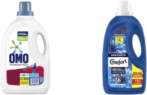 Kit OMO Sabão Líquido Lavagem Perfeita 5L + Amaciante Comfort Frescor Intenso 3L