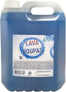 Lava Roupas Líquido 5L para Roupas Brancas e Coloridas Remove Manchas e Limpa Sujeiras Mais Difíceis, 5L