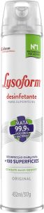 Lysoform Original, Desinfetante Aerosol, Ideal para Superfícies Diversas, 432ml