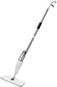 Mop Spray Fit Esfregao Para Limpeza da Casa Com Gatilho e Reservatorio Dispenser Para Agua Desinfetante + 3 Refil de Microfibra (Borrifa, limpa e Seca) Limpeza Simples e Facil MOP SPRAY CASA LIMPA
