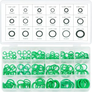NEIKO 50445A NBR O-Ring Rubber Sortido | SAE e MM | 270 peças | Junta de óleo e combustível | Buna-N