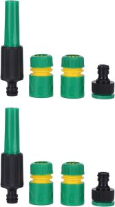 2 Set G1/2 Tubo de Mangueira Água Pulverizador Conector Conjunto de Alta Qualidade Plástico ABS Quick Connect Leakproof Jardim Irrigação Montagem para Jardim Rega Ao Ar Livre Car