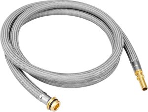 88624000 Torneira de cozinha de substituição para torneira de spray de pia Hansgrohe, mangueira de puxar para baixo com conectores de latão substitui 95507000 95506000