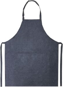 Avental Jeans com Bolso Cozinha Bar Jardinagem Unissex