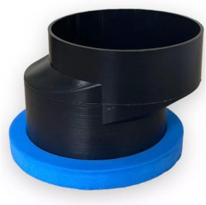 Bolsa Deslocamento Vaso Sanitário Excêntrica 100mm C/Anel