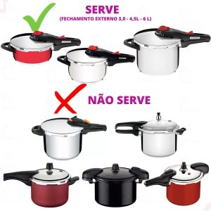 Borracha Anel De Silicone Original Panela De Pressão Solar 3/4,5 / 6L