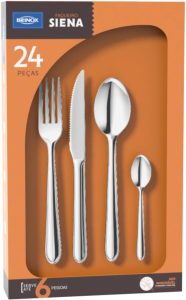 Brinox - Faqueiro Siena 24 Peças - Aço Inox
