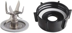 Conjunto Lâmina de 6 Facas com Base Plástica e Anel de Vedação para Liquidificadores Oster