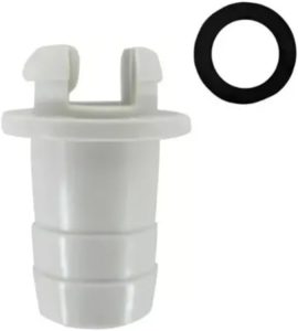 Dreno de Água para Ar Condicionado Springer Duo, Branco, com Anel de Vedação