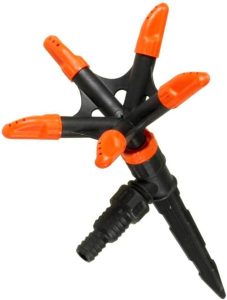 Esguicho Irrigador Aspersor 5 Pontas Para Jardim 360°