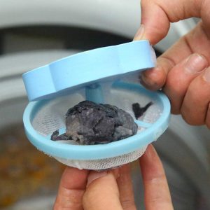 Filtro Coletor Pega Pelos Fiapo Papa Bolinha Lavadora Kit com 4 Lavanderia