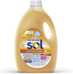 Girando Sol Lava Roupas Líquido Glicerina 5L