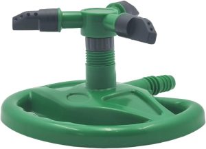 Irrigador De Jardim Giratório Aspersor Irrigação Para Gramado Horta Rotativo 360 Sprinkler Automático