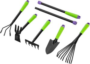 JOGO DE FERRAMENTAS PARA JARDINAGEM 7 PEÇS 6302055 PALISAD