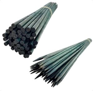 Kit 20 Estacas Tutor De Planta Haste Pintada Bambu 1m Verde Decoração Jardim Kit Jardinagem Estaca Para Planta Orquideas