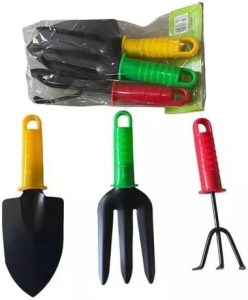 Kit Ferramentas para Jardinagem C/ 3 Peças Idea Plantas, Hortas