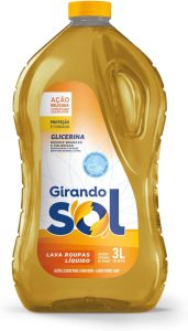 Lava Roupas Líquido Glicerina Girando Sol 3L, Girando Sol