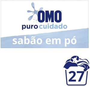 Lava Roupas em Pó Omo Puro Cuidado 2,2kg
