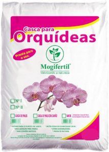 Mogifertil Substrato para Orquídeas 1Kg - Casca de Pinus, Carvão Vegetal e Chip de Coco