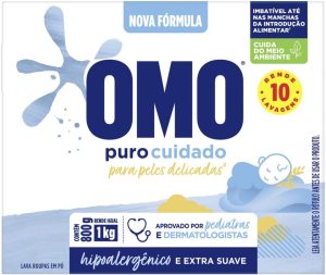 OMO Puro Cuidado - Sabão Em Pó 800G