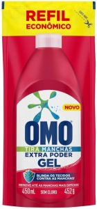 OMO Refil Tira Manchas Líquido Roupas Coloridas Sem Cloro 450 Ml