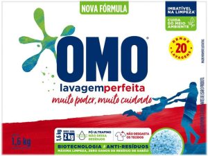 Omo Lavagem Perfeita - Sabão em Pó, 1.6kg - Edição Limitada (Embalagem pode variar)