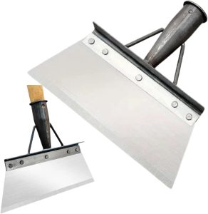 Pá de Jardinagem Multifuncional De Aço Inoxidável,Pá Plana de Limpeza Pesada Sem o Cabo.