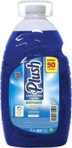 Plush, Lava roupas e tecido líquido, Biopower, Conforto, 5 litros, Azul