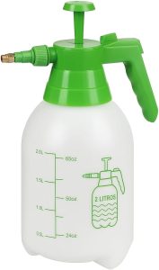 Pulverizador para Plantas e Jardim, 2 Litros, Spray Manual com Bomba de Pressão, Garrafa com Medidor