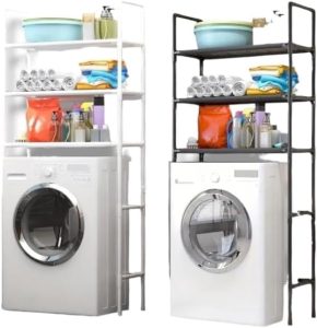 Rack Organizador Com Prateleiras Lavanderia Para Máquina de Lavar,Aplicação quarto, armazenamento do banheiro(Suporte de Maquina Cor Aleator)
