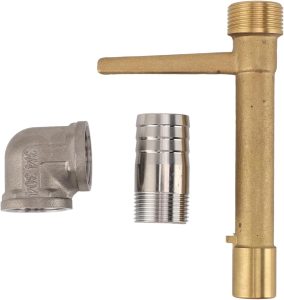 Tecla de acoplador rápido Ferramenta G3/4 Ferruagem à prova de ferrugem Chave da válvula de acoplamento da mangueira para o jardim Irrigação de aspersão feita de latão premium e