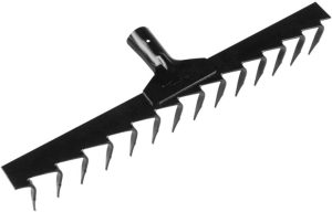 Tramontina Ancinho Metálico Estampado, 14 Dentes, Sem Cabo