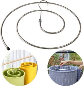 Varal Espiral Inox Secagem Fácil Cabide Redondo Lençol SELLNEEDS