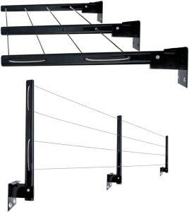 Varal de Parede 3 Hastes para Casa