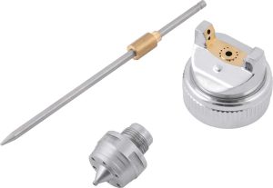 Vonder Jogo De Agulha E Bico De 1 7 Mm Capa Anel Trava E Anel De Vedação Para Pistola De Pintura Modelo Pgv 200