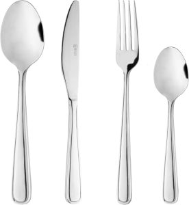 WOLFF - Faqueiro de Aço Inox Nice 24 Peças - Jogos de Talheres - Mesa Posta