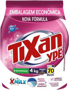 Ypê Lava Roupas em Pó Tixan Maciez Sachê 4Kg